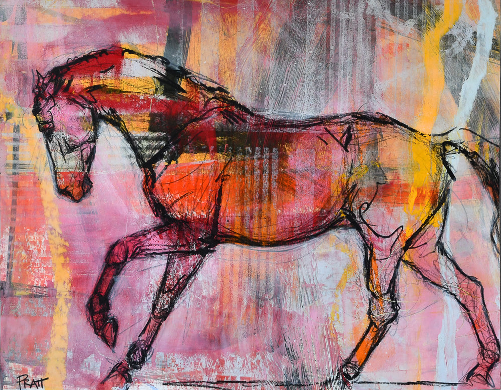 Freya - Original Art - Jennifer Pratt Artist - Shop equestrian art, horse paintings and horse portraits