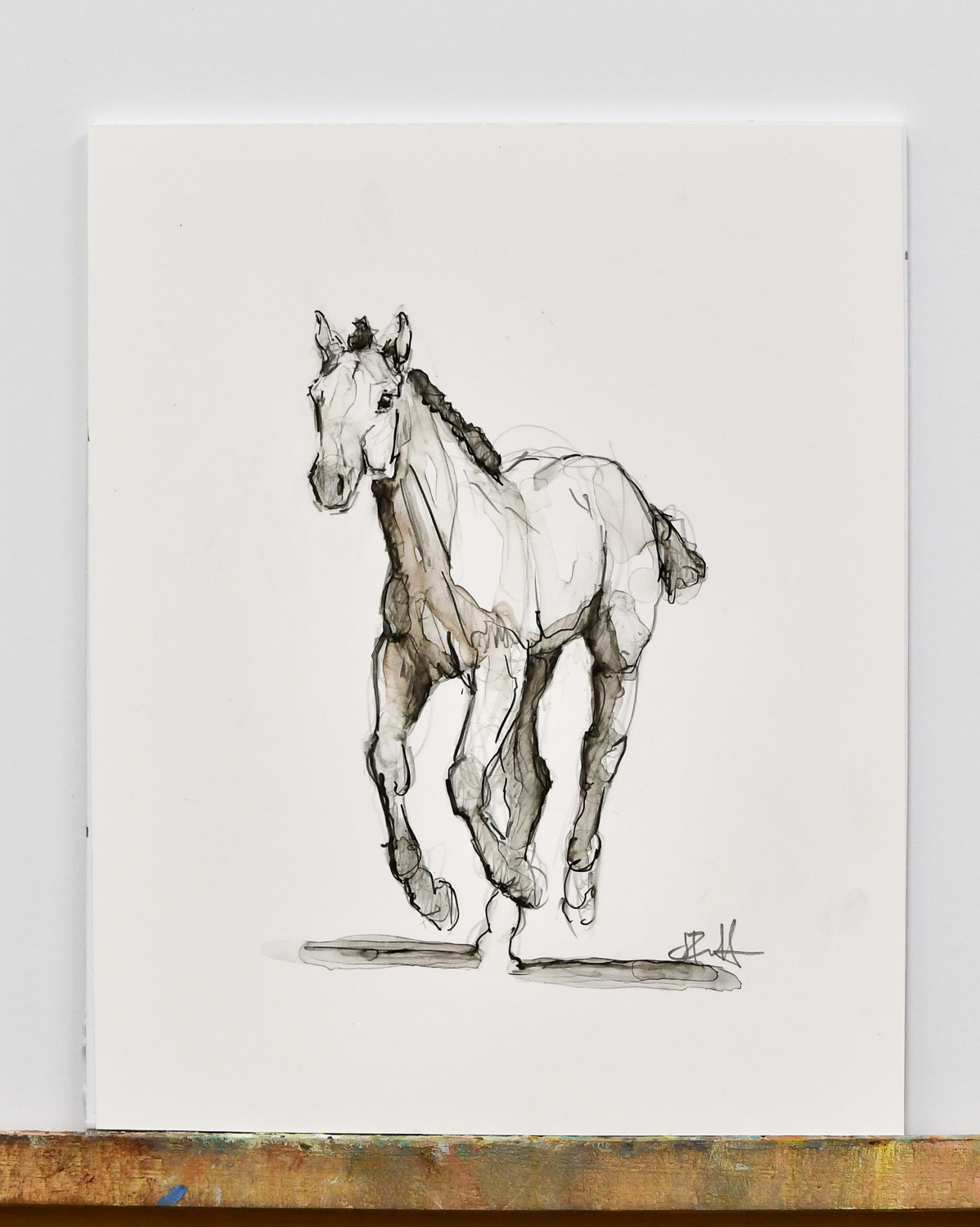 Parker Foal Sketch - Original Art