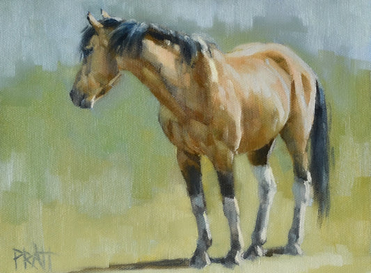Spirit, South Steens - Original Art - Jennifer Pratt Artist - Shop equestrian art, horse paintings and horse portraits