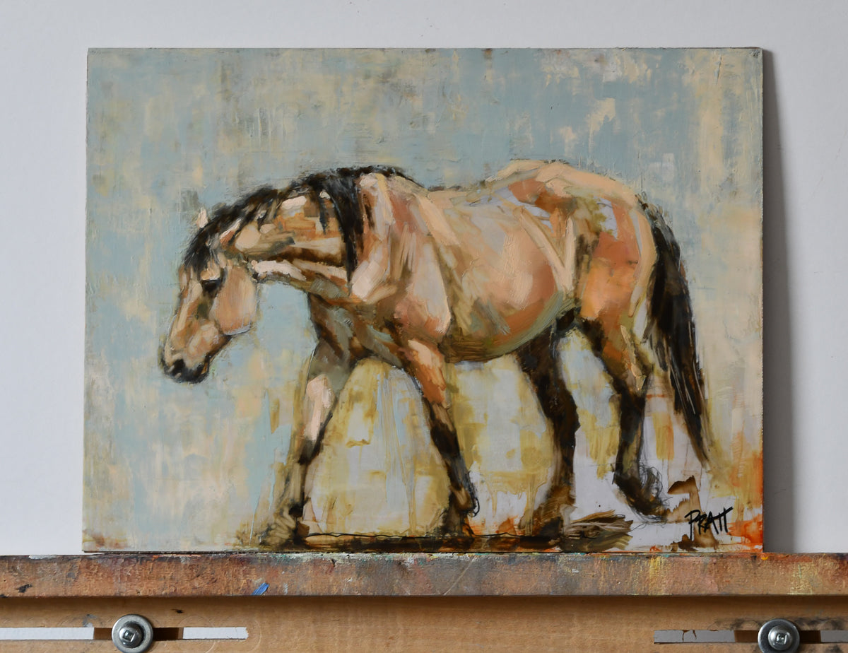 Stallion Drive - Original Art - Jennifer Pratt Artist - Shop equestrian art, horse paintings and horse portraits