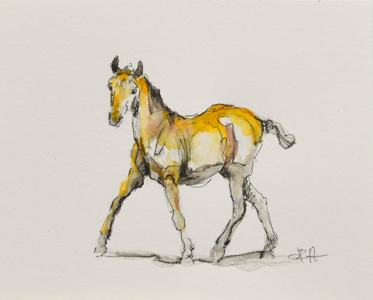 Eloise Foal Sketch - Original Art