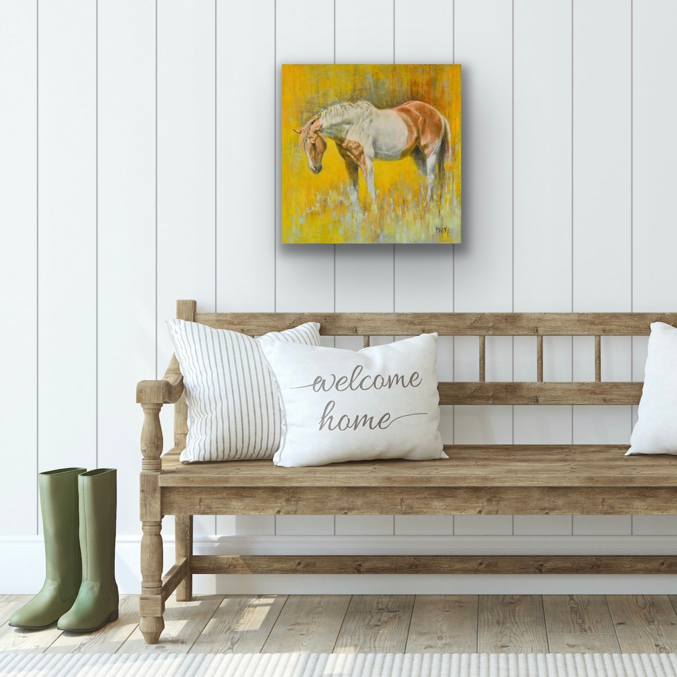 Sagebrush Zain Daydream Original Art - Jennifer Pratt Artist - Shop equestrian art, horse paintings and horse portraits