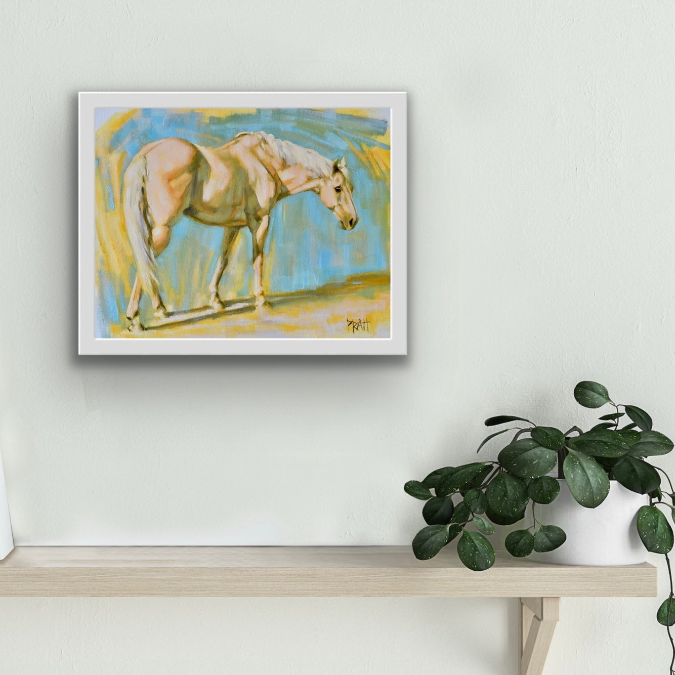 Rose Pony - Original Art - Jennifer Pratt Artist - Shop equestrian art, horse paintings and horse portraits