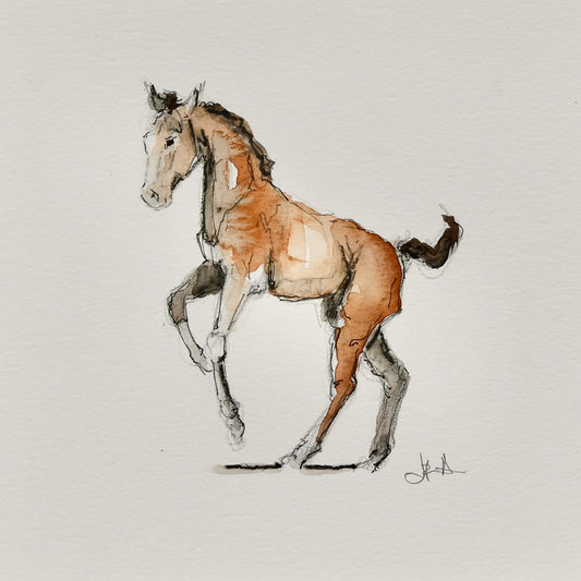 Lyla Foal Sketch - Original Art