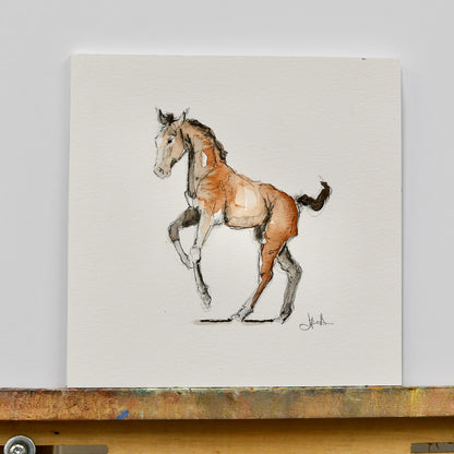 Lyla Foal Sketch - Original Art