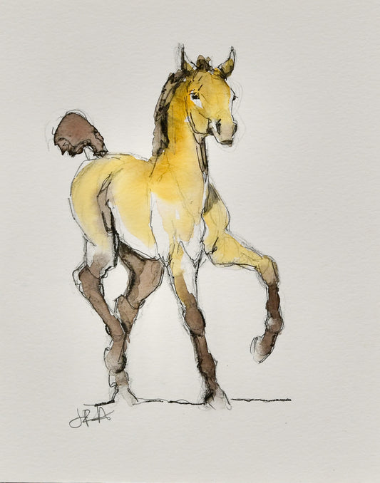 Maeve Foal Sketch - Original Art