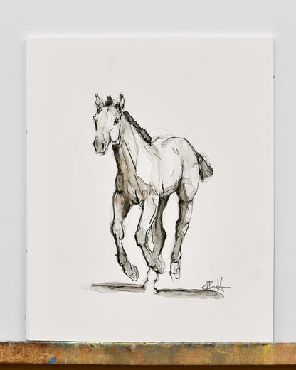 Parker Foal Sketch - Original Art
