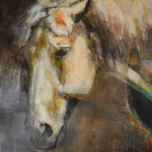 Regrets - Original Art - Jennifer Pratt Artist - Shop equestrian art, horse paintings and horse portraits