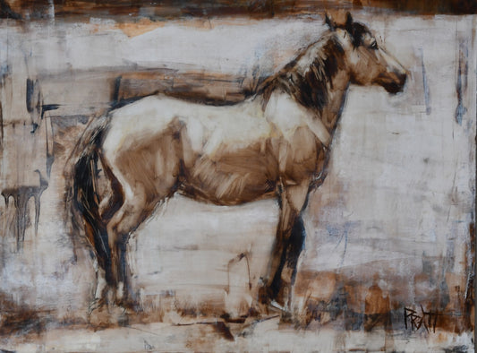 Restless - Original Art - Jennifer Pratt Artist - Shop equestrian art, horse paintings and horse portraits