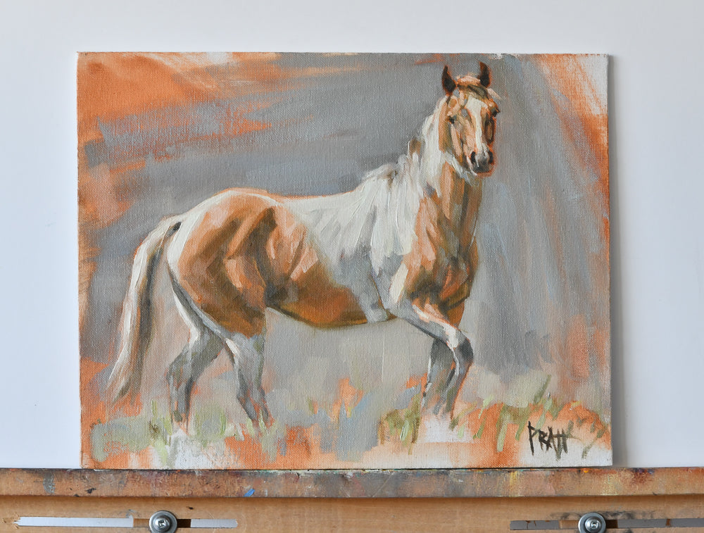 Sagebrush Zain - Original Artwork - Jennifer Pratt Artist - Shop equestrian art, horse paintings and horse portraits