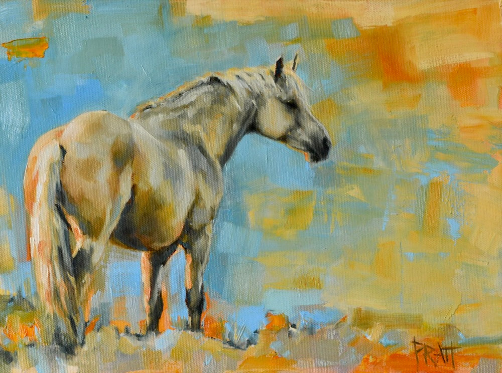 Scirocco - Original Art - Jennifer Pratt Artist - Shop equestrian art, horse paintings and horse portraits