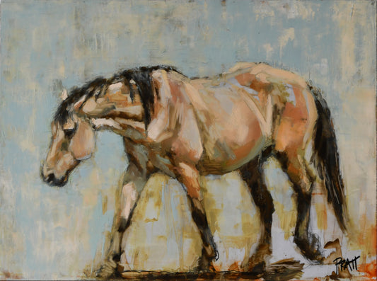 Stallion Drive - Original Art - Jennifer Pratt Artist - Shop equestrian art, horse paintings and horse portraits