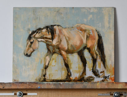 Stallion Drive - Original Art - Jennifer Pratt Artist - Shop equestrian art, horse paintings and horse portraits
