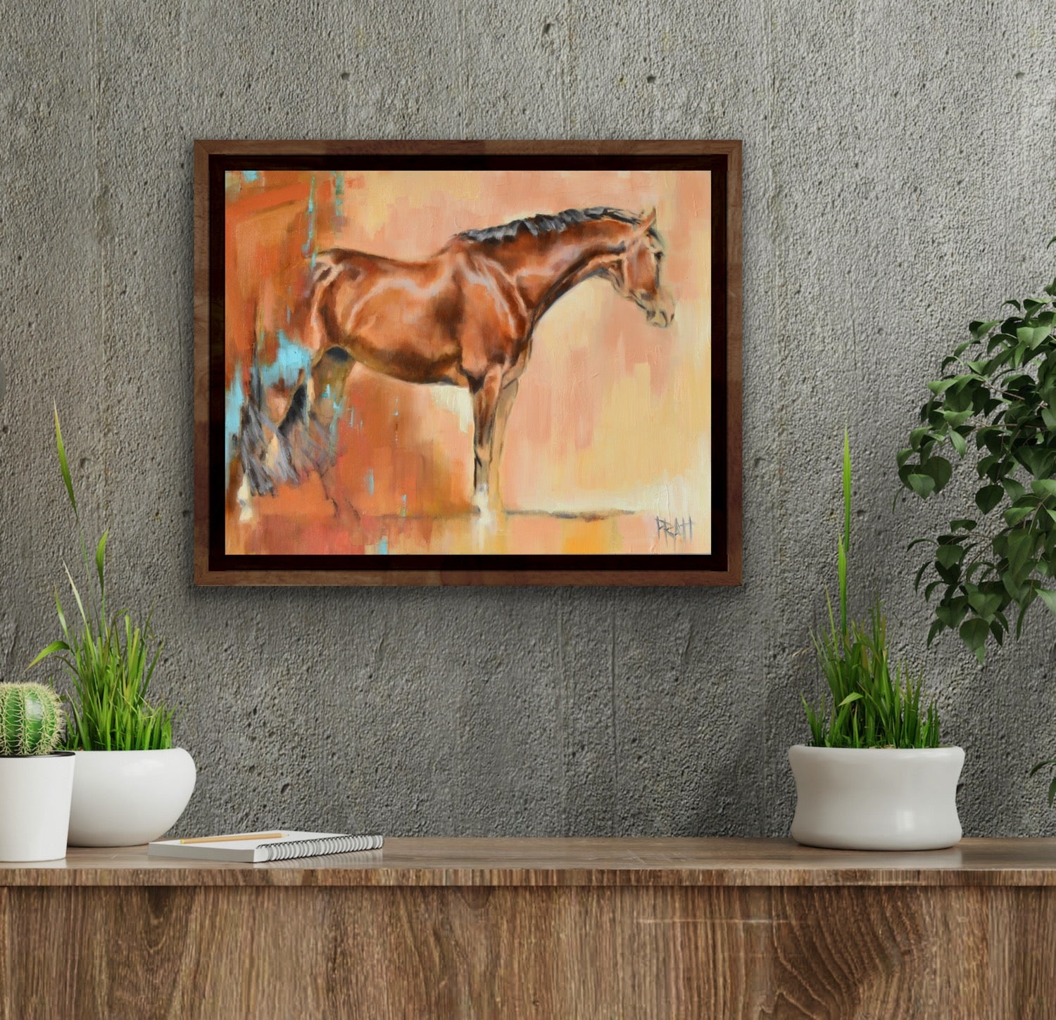 Yin and Yang - Original Art - Jennifer Pratt Artist - Shop equestrian art, horse paintings and horse portraits