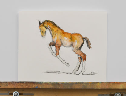 Zoey Foal Sketch - Original Art
