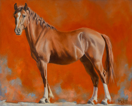 South Steens Copper Mare - Original Artwork